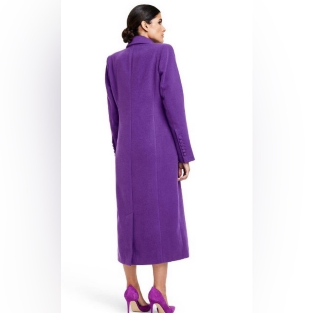 Gorgeous Purple Coat Sergio Hudson x Target Overcoat - Picture 3 of 14
